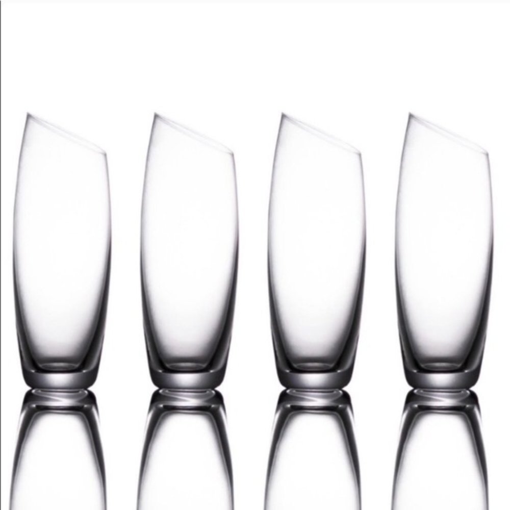 Bomshbee Sloan Champagne Flutes, NIB